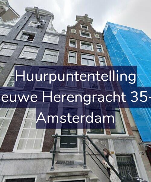 Foto gevel Huurpuntentelling voor Nieuwe Herengracht 35-B, Amsterdam