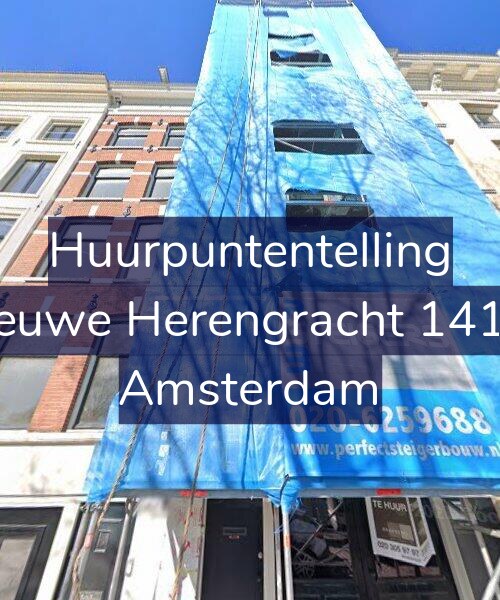 Foto gevel Huurpuntentelling voor Nieuwe Herengracht 141-4, Amsterdam