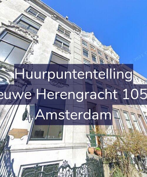 Foto gevel Huurpuntentelling voor Nieuwe Herengracht 105-H, Amsterdam