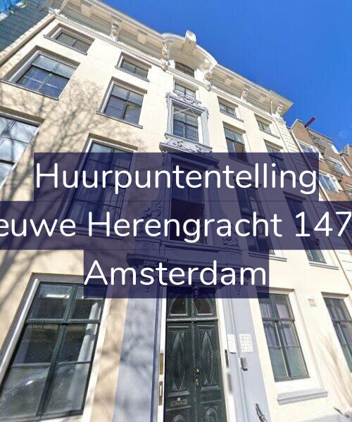 Foto gevel Huurpuntentelling voor Nieuwe Herengracht 147-D, Amsterdam