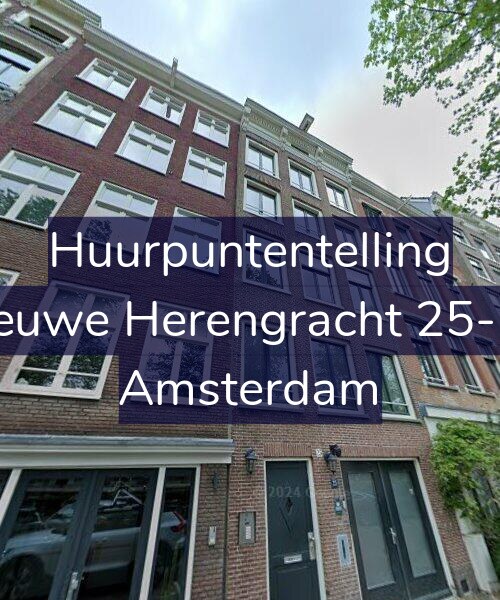 Foto gevel Huurpuntentelling voor Nieuwe Herengracht 25-2V, Amsterdam