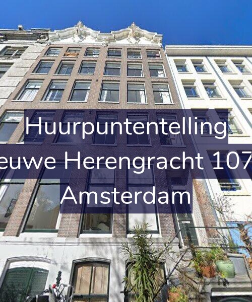 Foto gevel Huurpuntentelling voor Nieuwe Herengracht 107-1, Amsterdam