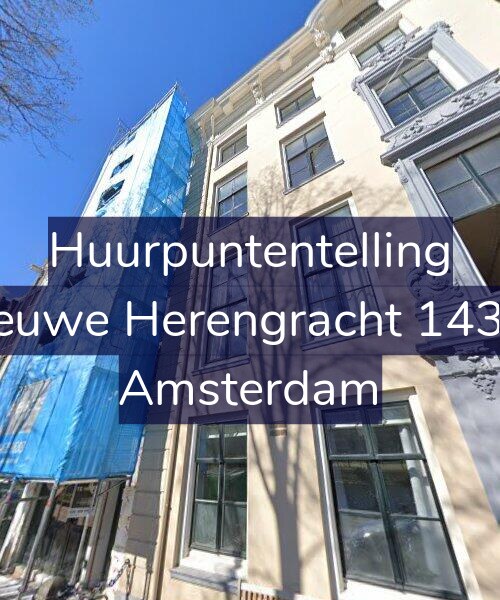 Foto gevel Huurpuntentelling voor Nieuwe Herengracht 143-B, Amsterdam