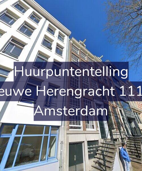 Foto gevel Huurpuntentelling voor Nieuwe Herengracht 111-K, Amsterdam