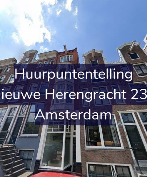 Foto gevel Huurpuntentelling voor Nieuwe Herengracht 233, Amsterdam
