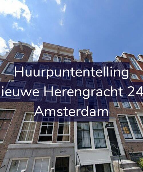 Foto gevel Huurpuntentelling voor Nieuwe Herengracht 247, Amsterdam