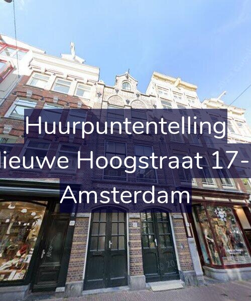 Foto gevel Huurpuntentelling voor Nieuwe Hoogstraat 17-B, Amsterdam