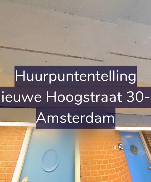 Foto gevel Huurpuntentelling voor Nieuwe Hoogstraat 30-B, Amsterdam