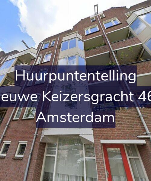 Foto gevel Huurpuntentelling voor Nieuwe Keizersgracht 464, Amsterdam