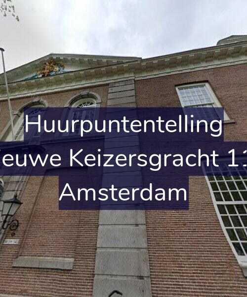 Foto gevel Huurpuntentelling voor Nieuwe Keizersgracht 110, Amsterdam