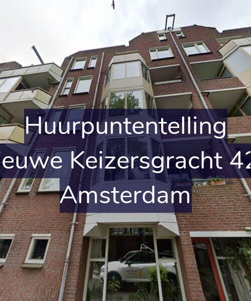 Foto gevel Huurpuntentelling voor Nieuwe Keizersgracht 428, Amsterdam