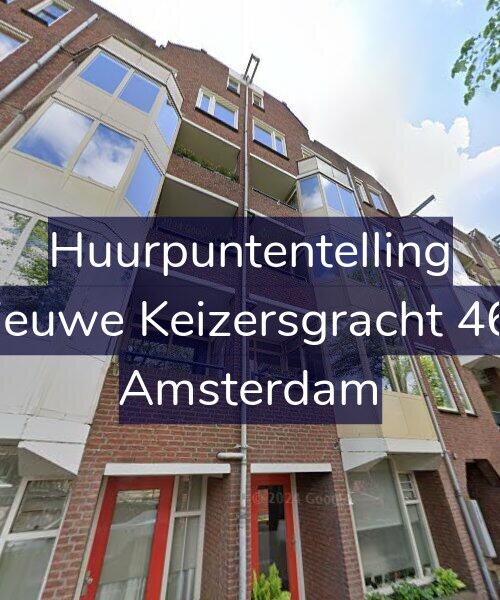 Foto gevel Huurpuntentelling voor Nieuwe Keizersgracht 460, Amsterdam