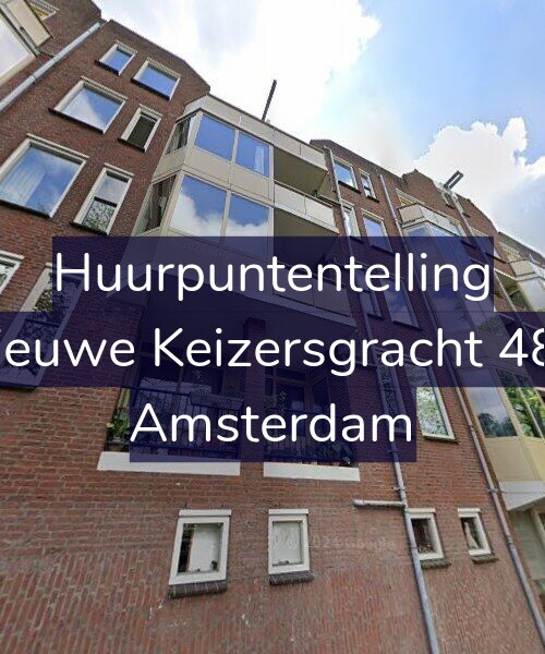 Foto gevel Huurpuntentelling voor Nieuwe Keizersgracht 480, Amsterdam