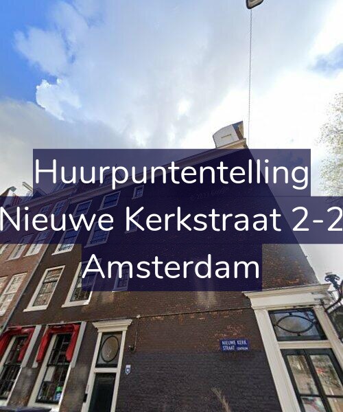 Foto gevel Huurpuntentelling voor Nieuwe Kerkstraat 2-2, Amsterdam