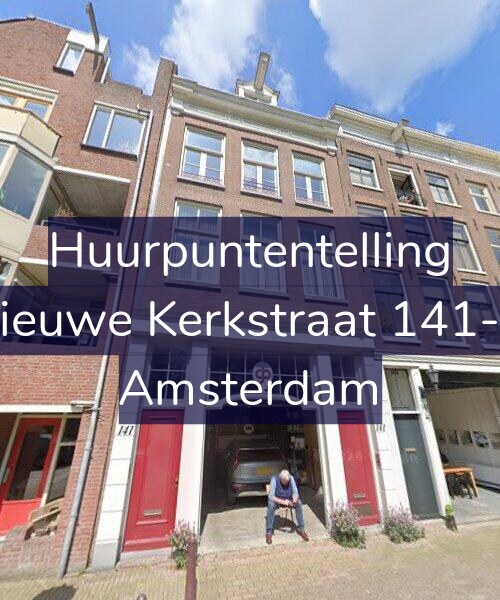 Foto gevel Huurpuntentelling voor Nieuwe Kerkstraat 141-H, Amsterdam