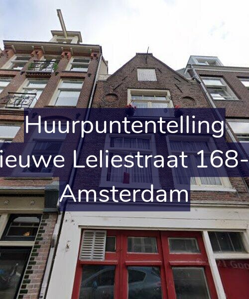 Foto gevel Huurpuntentelling voor Nieuwe Leliestraat 168-H, Amsterdam