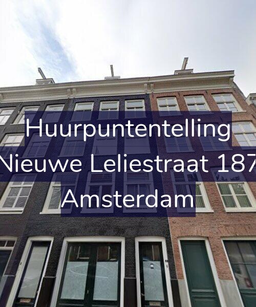Foto gevel Huurpuntentelling voor Nieuwe Leliestraat 187, Amsterdam