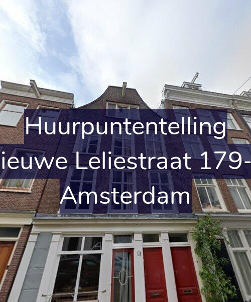 Foto gevel Huurpuntentelling voor Nieuwe Leliestraat 179-1, Amsterdam