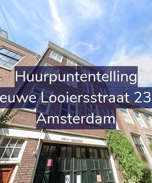 Foto gevel Huurpuntentelling voor Nieuwe Looiersstraat 23-3, Amsterdam