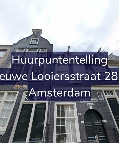 Foto gevel Huurpuntentelling voor Nieuwe Looiersstraat 28-A, Amsterdam