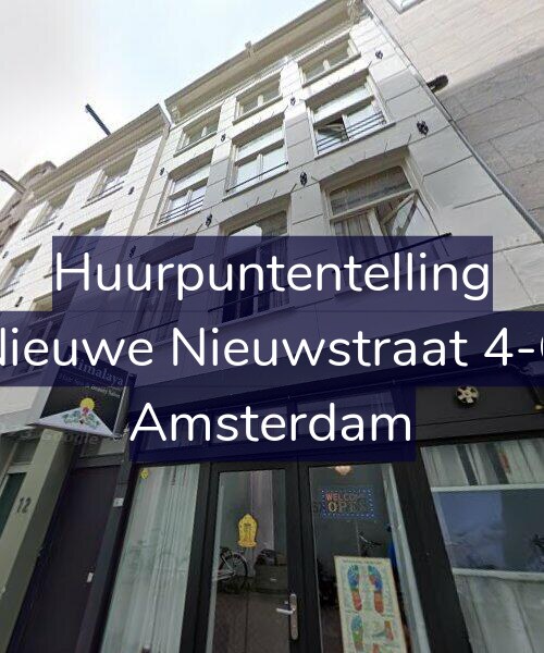 Foto gevel Huurpuntentelling voor Nieuwe Nieuwstraat 4-C, Amsterdam