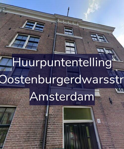 Foto gevel Huurpuntentelling voor Nieuwe Oostenburgerdwarsstraat 11-E, Amsterdam