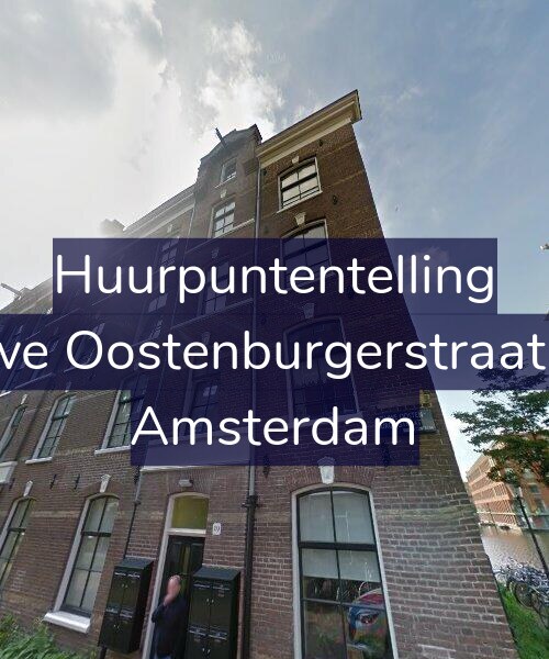 Foto gevel Huurpuntentelling voor Nieuwe Oostenburgerstraat 19-B, Amsterdam