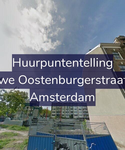 Foto gevel Huurpuntentelling voor Nieuwe Oostenburgerstraat 1-A, Amsterdam