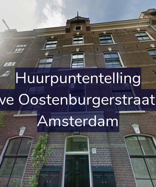 Foto gevel Huurpuntentelling voor Nieuwe Oostenburgerstraat 17-C, Amsterdam