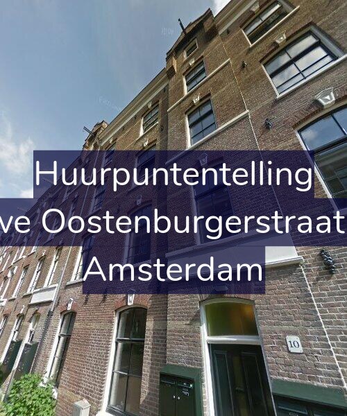 Foto gevel Huurpuntentelling voor Nieuwe Oostenburgerstraat 12-B, Amsterdam