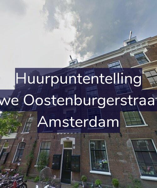 Foto gevel Huurpuntentelling voor Nieuwe Oostenburgerstraat 5-C, Amsterdam