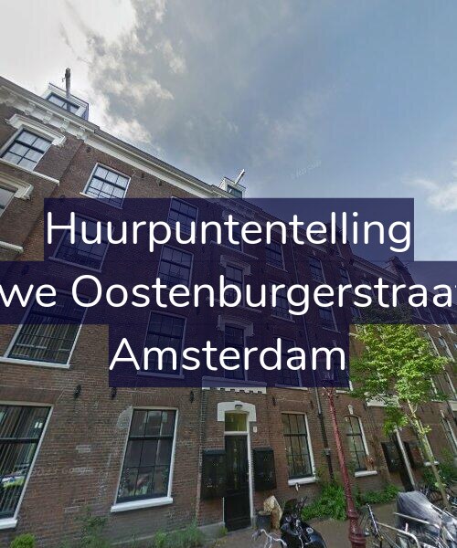 Foto gevel Huurpuntentelling voor Nieuwe Oostenburgerstraat 7-E, Amsterdam