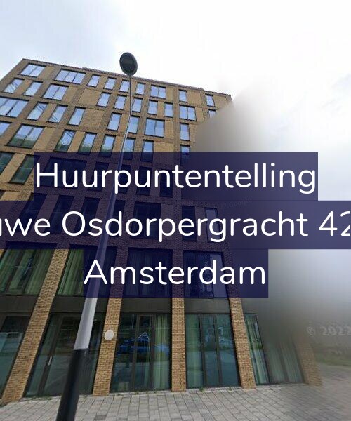 Foto gevel Huurpuntentelling voor Nieuwe Osdorpergracht 424-C, Amsterdam