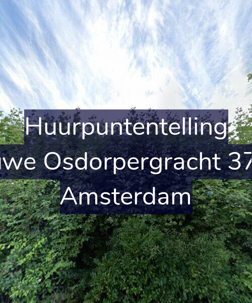 Foto gevel Huurpuntentelling voor Nieuwe Osdorpergracht 374-A, Amsterdam