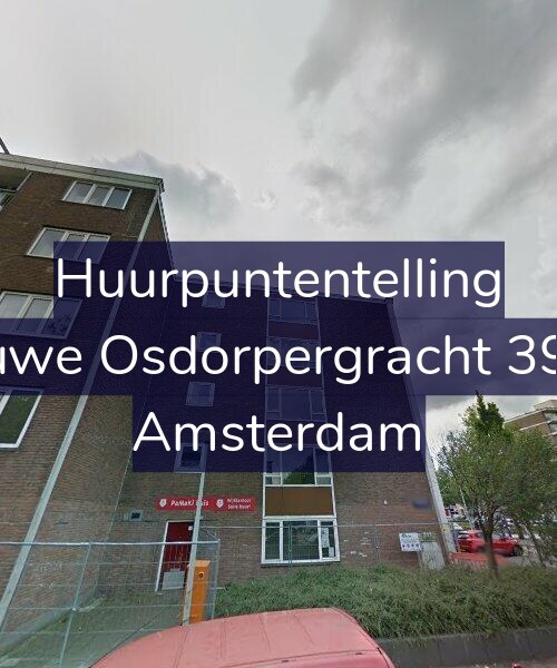 Foto gevel Huurpuntentelling voor Nieuwe Osdorpergracht 390-S, Amsterdam