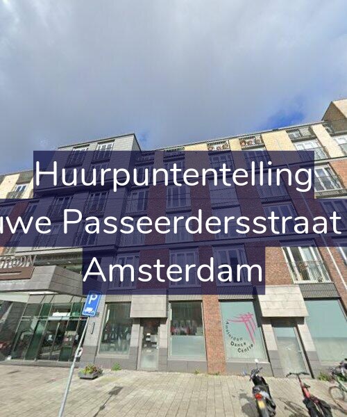 Foto gevel Huurpuntentelling voor Nieuwe Passeerdersstraat 156, Amsterdam