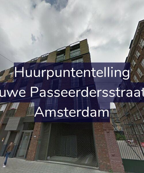 Foto gevel Huurpuntentelling voor Nieuwe Passeerdersstraat 68, Amsterdam