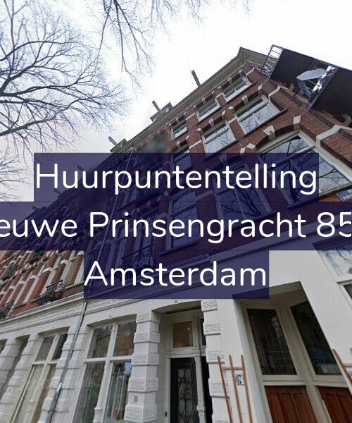 Foto gevel Huurpuntentelling voor Nieuwe Prinsengracht 85-2, Amsterdam