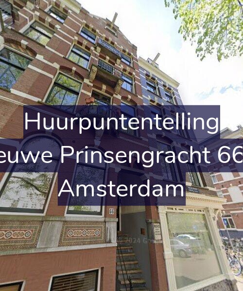 Foto gevel Huurpuntentelling voor Nieuwe Prinsengracht 66-B, Amsterdam