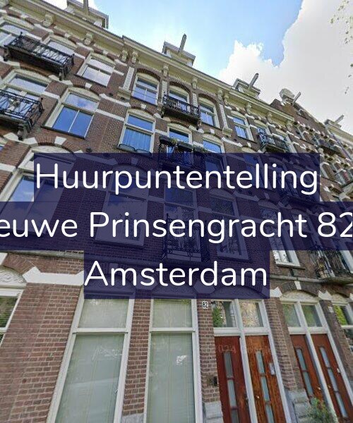 Foto gevel Huurpuntentelling voor Nieuwe Prinsengracht 82-1, Amsterdam
