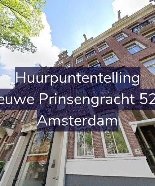 Foto gevel Huurpuntentelling voor Nieuwe Prinsengracht 52-2, Amsterdam