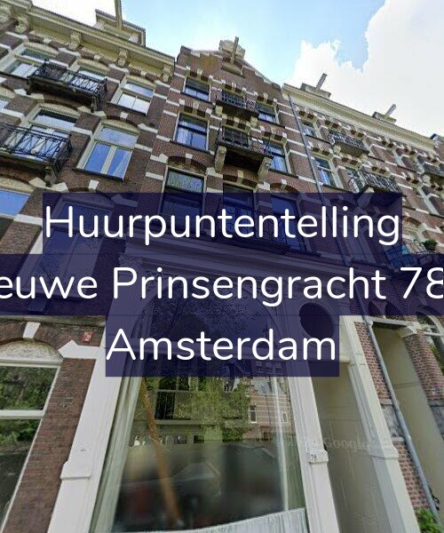 Foto gevel Huurpuntentelling voor Nieuwe Prinsengracht 78-5, Amsterdam