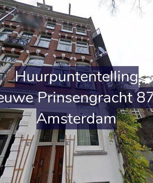 Foto gevel Huurpuntentelling voor Nieuwe Prinsengracht 87-B, Amsterdam