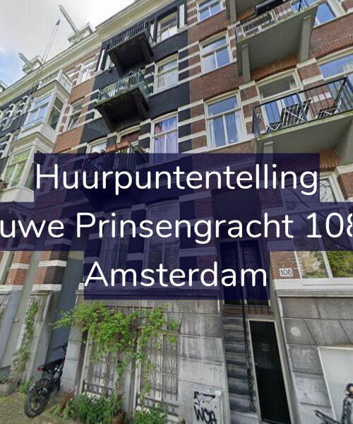 Foto gevel Huurpuntentelling voor Nieuwe Prinsengracht 108-H, Amsterdam