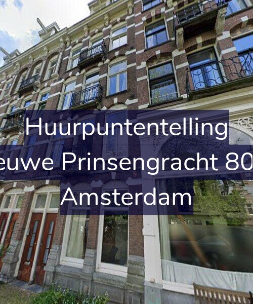 Foto gevel Huurpuntentelling voor Nieuwe Prinsengracht 80-H, Amsterdam