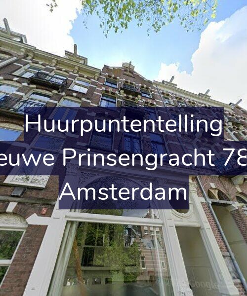 Foto gevel Huurpuntentelling voor Nieuwe Prinsengracht 78-3, Amsterdam