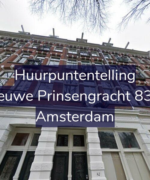 Foto gevel Huurpuntentelling voor Nieuwe Prinsengracht 83-2, Amsterdam