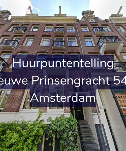 Foto gevel Huurpuntentelling voor Nieuwe Prinsengracht 54-1, Amsterdam