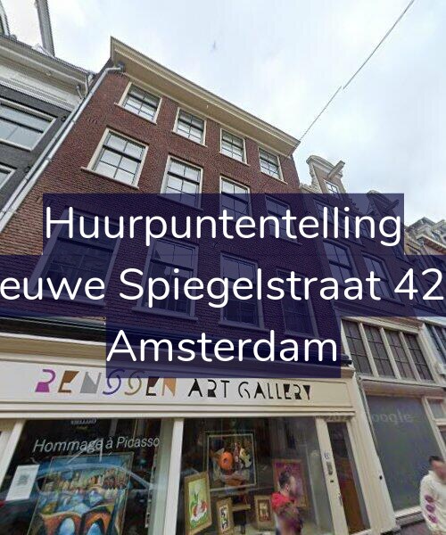 Foto gevel Huurpuntentelling voor Nieuwe Spiegelstraat 42-2, Amsterdam
