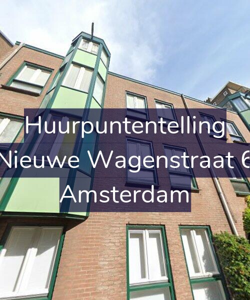 Foto gevel Huurpuntentelling voor Nieuwe Wagenstraat 6, Amsterdam